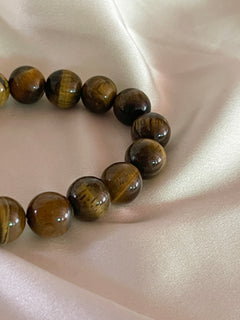 Earth & Gold Tiger’s Eye Beaded Bracelet