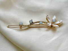 Pearl Flower Barrette