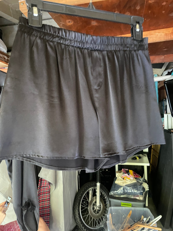 Rosie Shorts in Black Silk