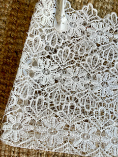 White Lace Tote