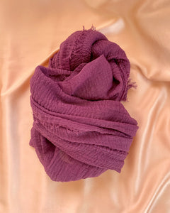 The Éloise Scarf in Plum