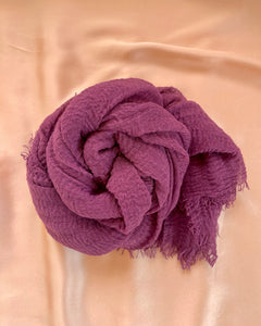 The Éloise Scarf in Plum