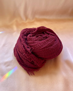 The Éloise Scarf in Bordeaux ⭐