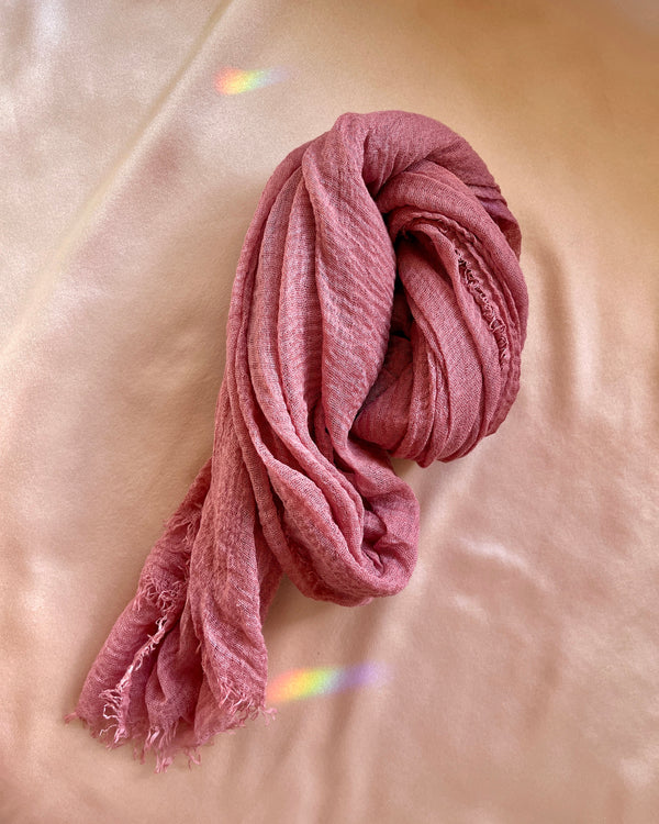 The Éloise Scarf in Rose Dust ⭐