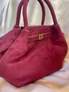 Bordeaux Mini Bow Tote