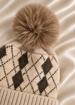 The Colette Argyle Pom Beanie