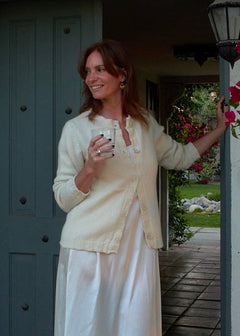 Anisa Alpaca Cardigan in Ivory