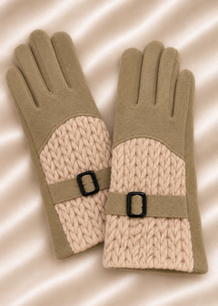 The Sylvie Knit-Trim Gloves