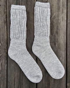 Alpaca Socks- Chocolate, Beige, Ivory & Grey ko