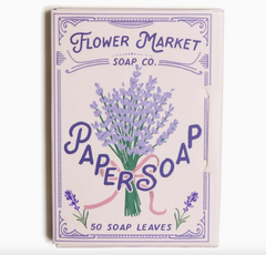 Lavender Scent Paper Soap