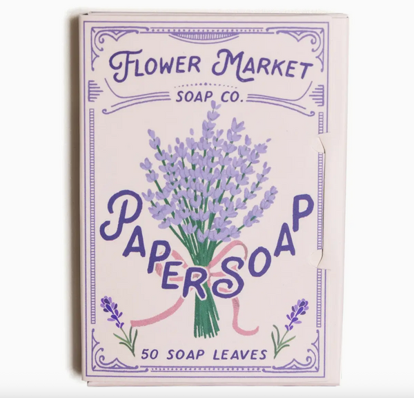 Lavender Scent Paper Soap