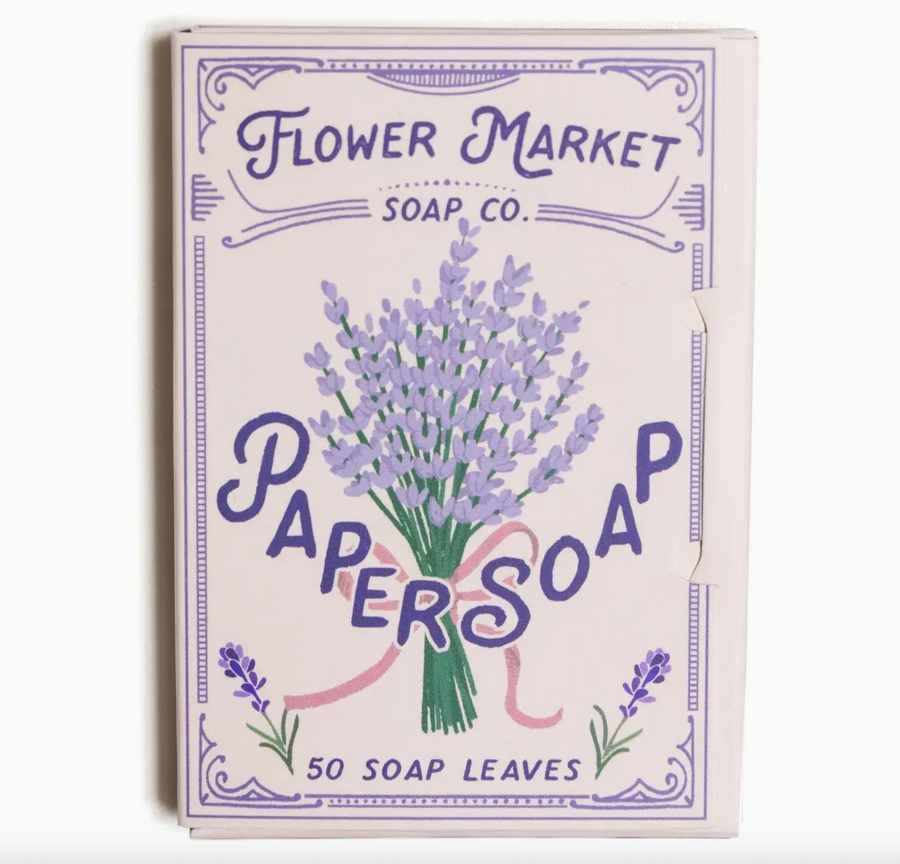 Lavender Scent Paper Soap