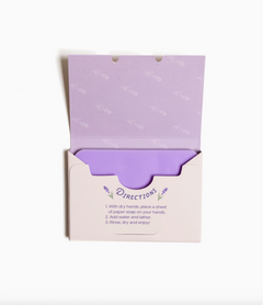 Lavender Scent Paper Soap