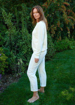 Isla Raglan Pullover in Ivory