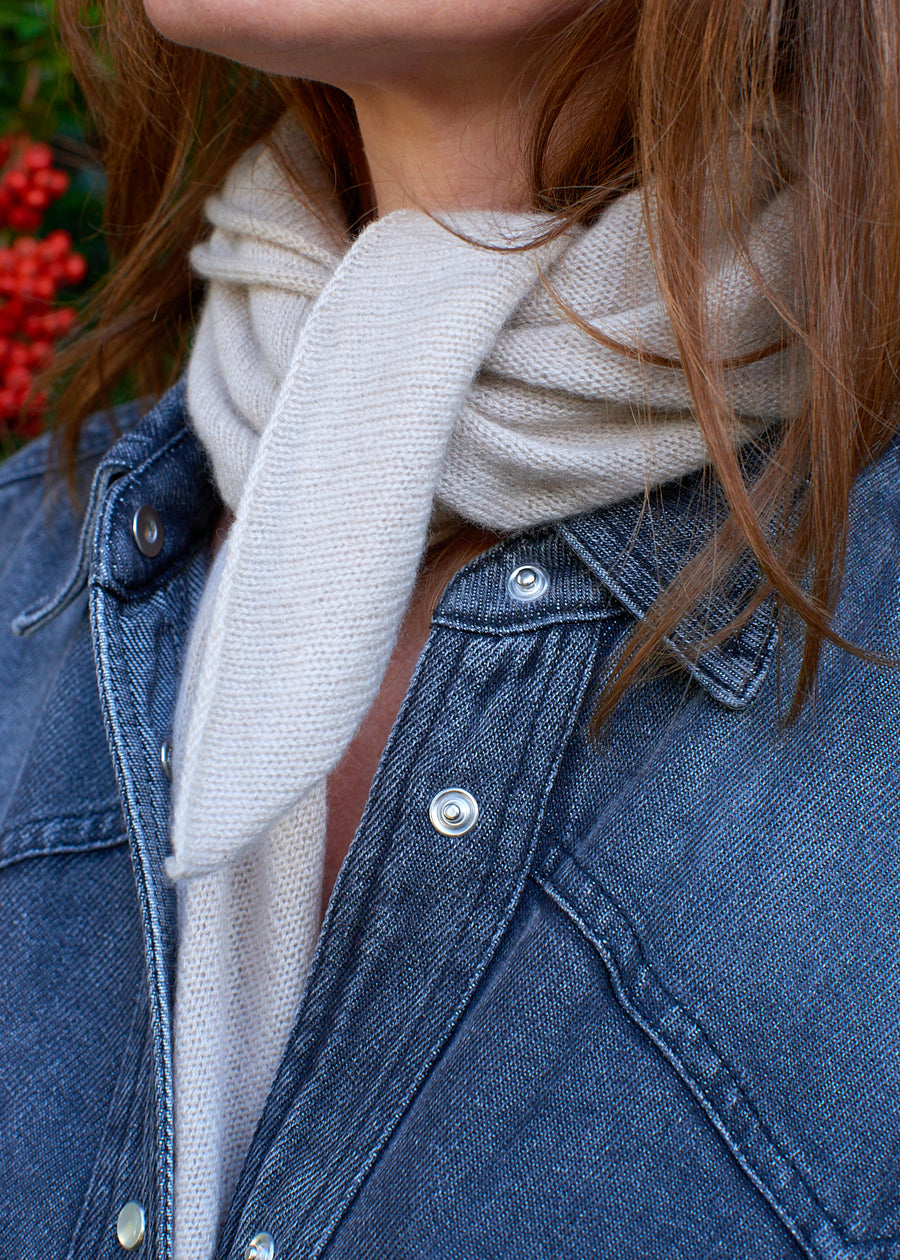 Cashmere Bandana in Sand