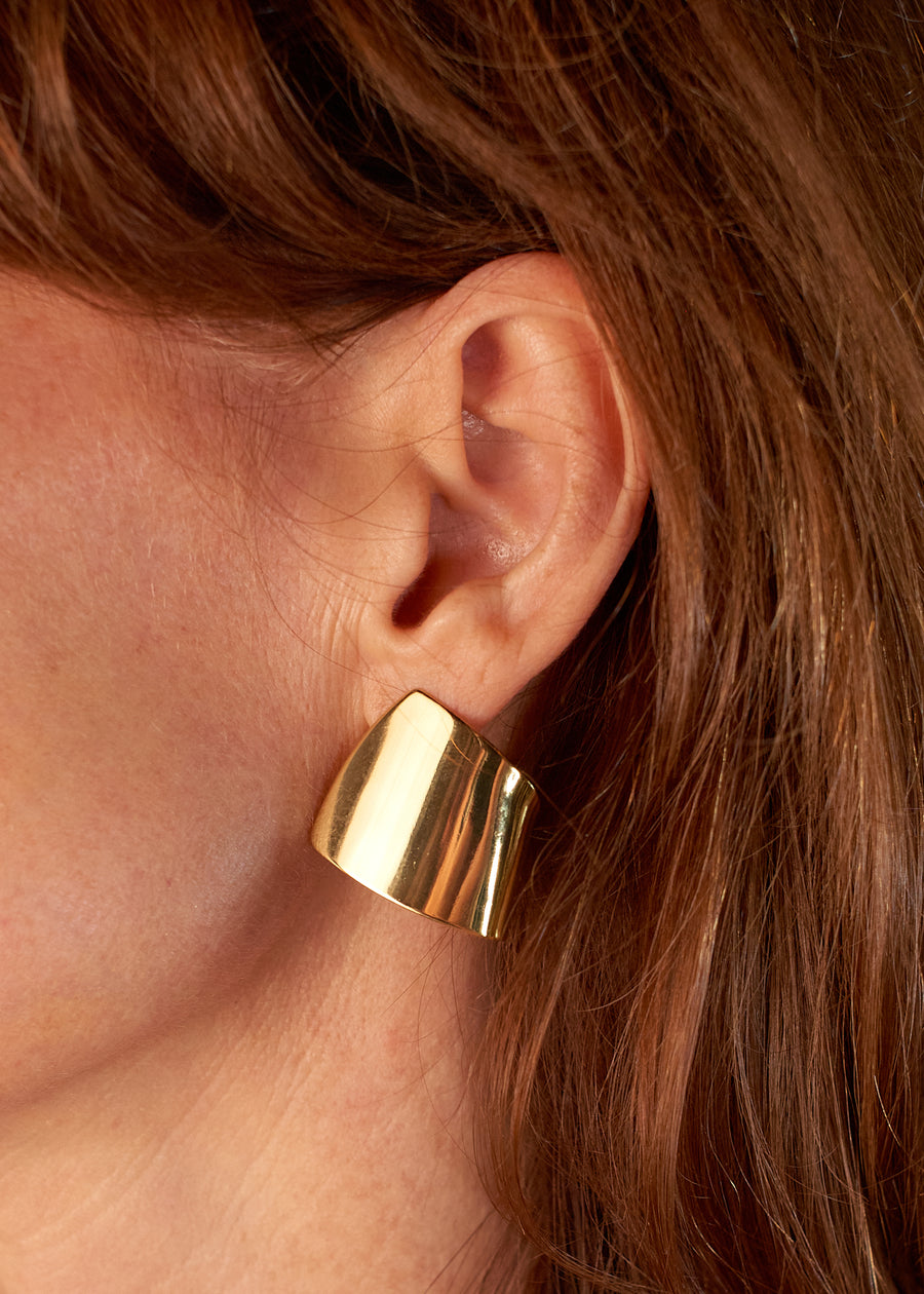 Sculptural Gold earrings