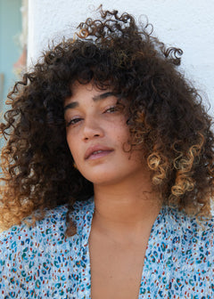 Cara Robe in Plumeti Blue