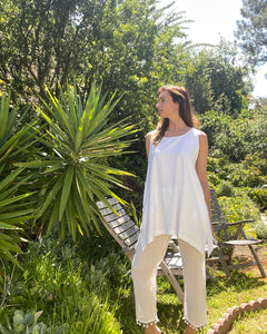 Collette Tunic in White