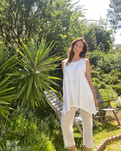 Collette Tunic in White