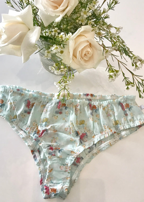 BELLA Panties in Floral Watermint