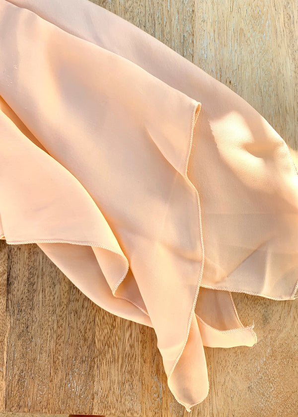 Peach Silk Bandana