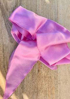 Rose Pink Silk Scarf
